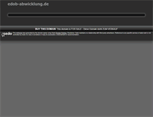 Tablet Screenshot of edob-abwicklung.de